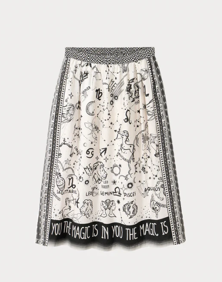 Me369 - Vanessa Midi Skirt in Zodiac