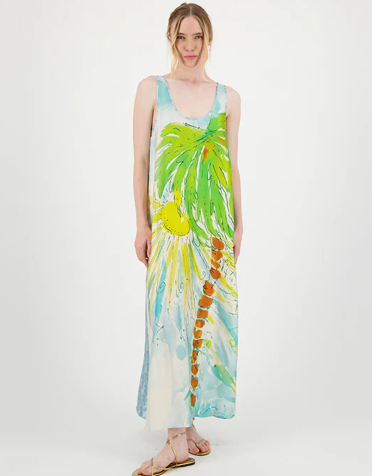 Me369 - Allison Sleeveless Dress in Pura Vida