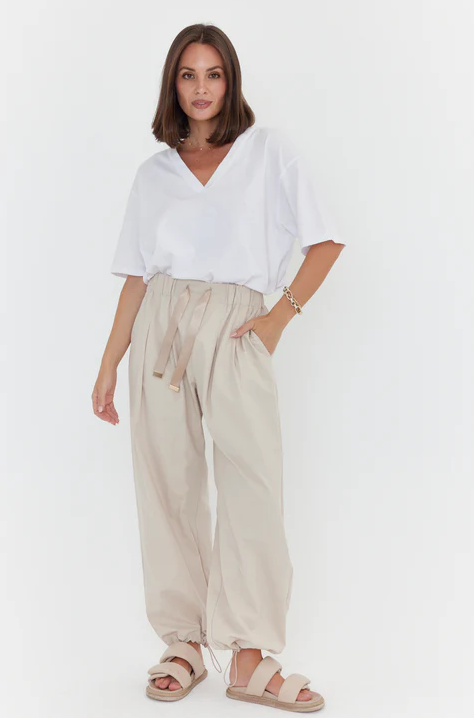 Alexandra - Asher Pants in Stone