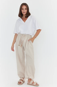 Alexandra - Asher Pants in Stone