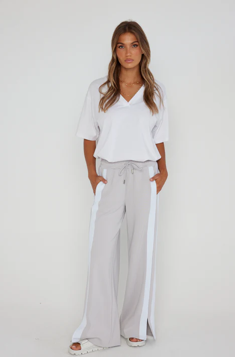 Alexandra - Kingsley Pant in Light Grey