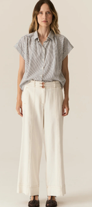 POL - Carsen Full Length Pant in Ecru