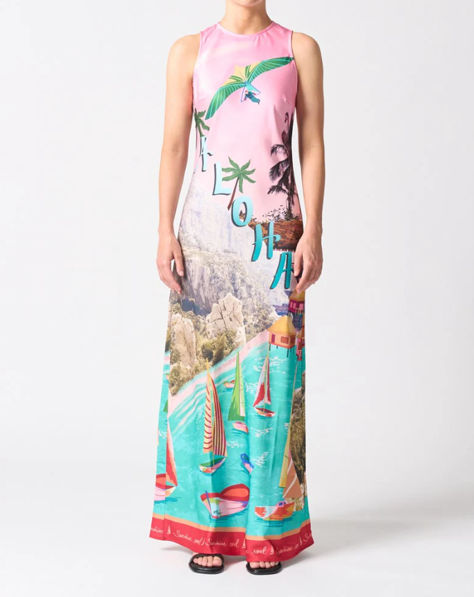 Walnut - Stockholm Dress in Aloha