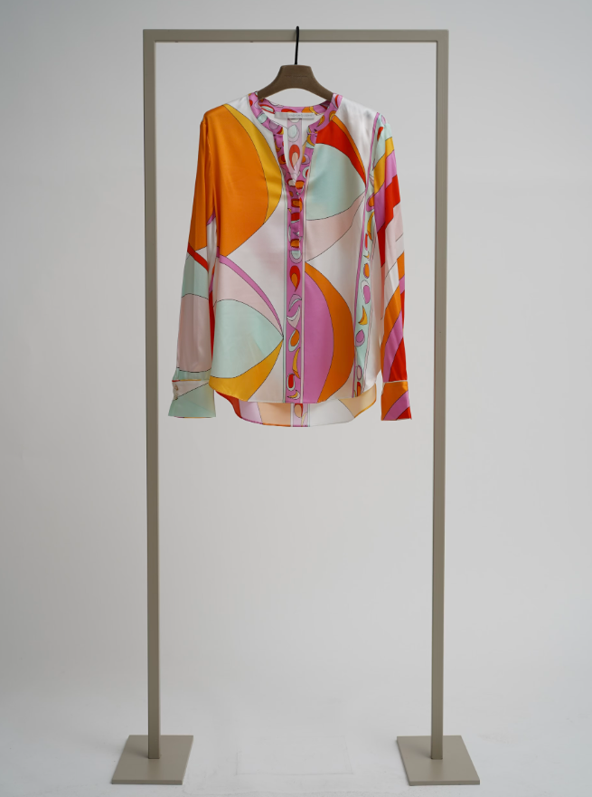 Herzen Angelegenheit - Silk Blouse in Bright Mulit