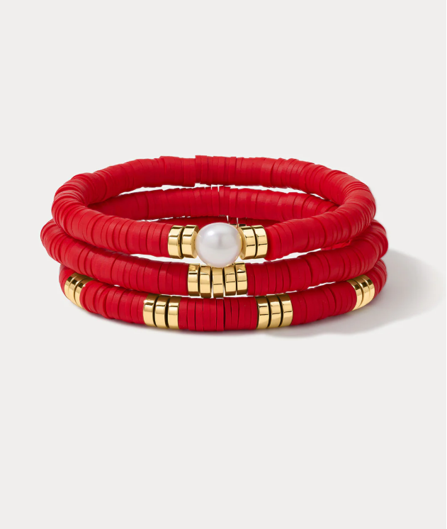 Luv AJ - The Sevillie Pearl Set in Red