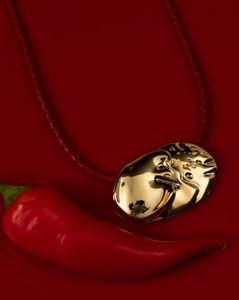 Luv AJ - The Granada Disc Necklace in Gold