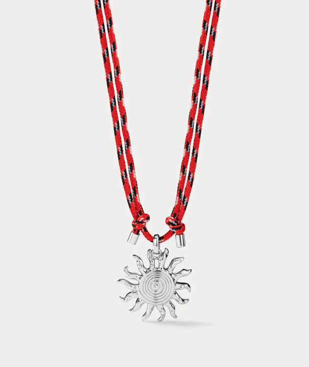 Luv AJ - The Ibiza Sun Necklace in Silver