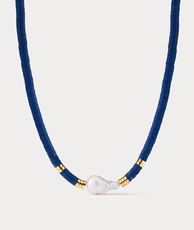 Luv AJ - The Seville Pearl Necklace in Silver