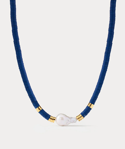 Luv AJ - The Seville Pearl Necklace in Silver