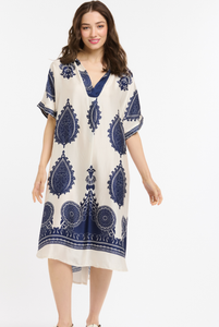 Urban Luxury - Viscose Dress in N/B