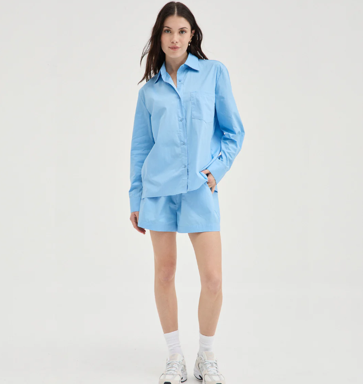 Holiday Shop - Blue Cotton Shirt