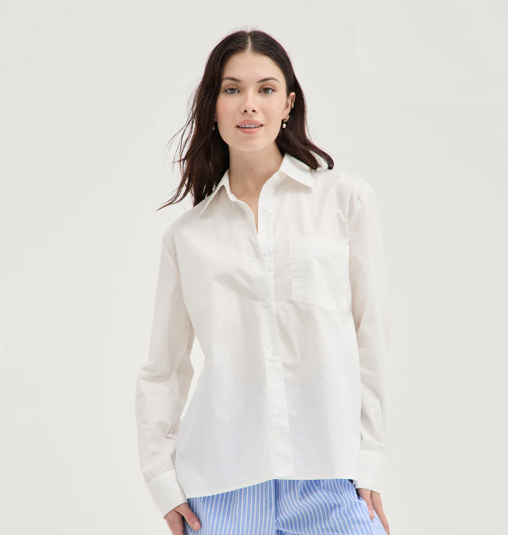 Holiday Shop White Cotton Shirt