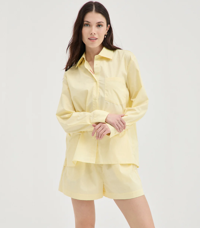 Holiday Shop - Cotton Shirt in Butter