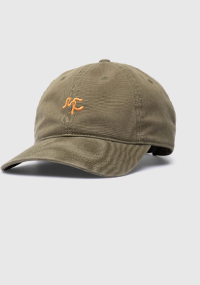 Mia Capri - Embroided Cap in Olive
