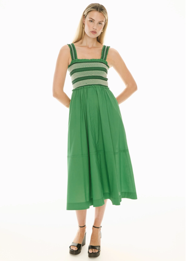 Pol - Nova Dress in Green