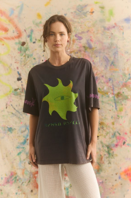 Kinga Csilla - Kate Eliza OG Tee in Washed Black