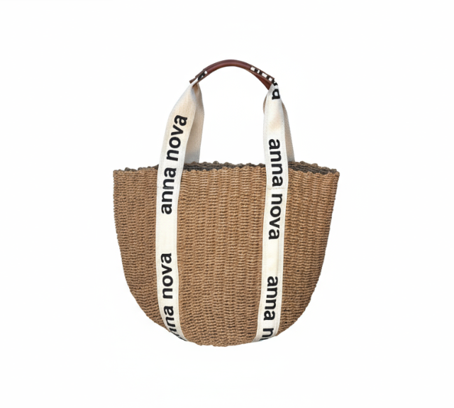 Anna Nova -Santorini Scoop Tote in Natural