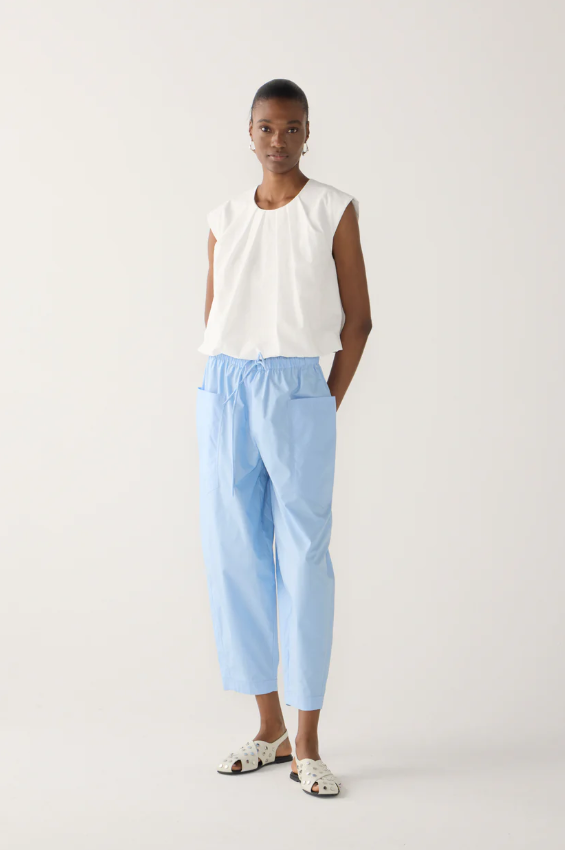 Foemina - Edna Pant in Chambray Poplin