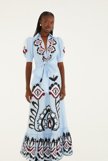 Farm Rio - Artisanal Embroidered Maxi Dress