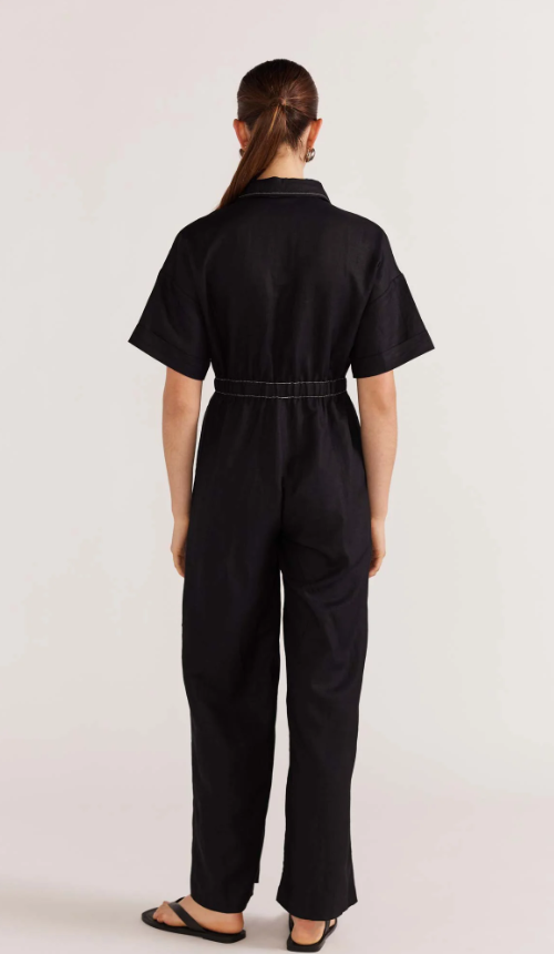 Staple The Label - Theory Jumpsuit in Black