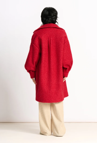 POM Amsterdam - Coat in Scarlet Red