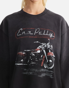 Ena Pelly - Lola Oversized Sweater in Motorbike