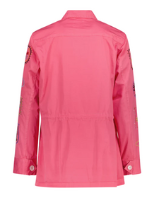 Me369 - Sloane Utility Embroidery Jacket in Pink