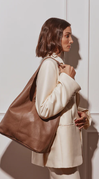 Vestirsi - Scarlett Hobo Bag in Milk Chocolate