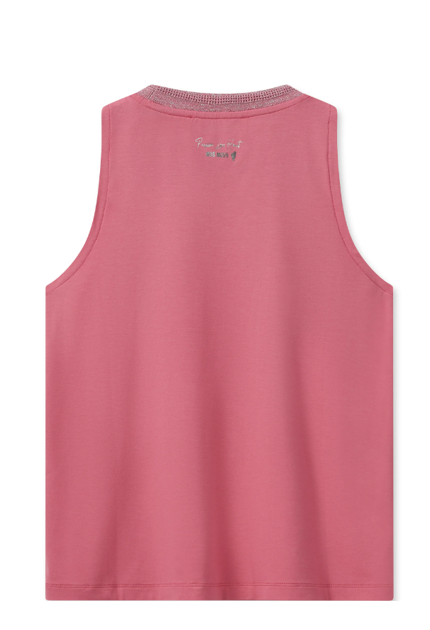 Mos Mosh - Fari Jersey Top in Rose