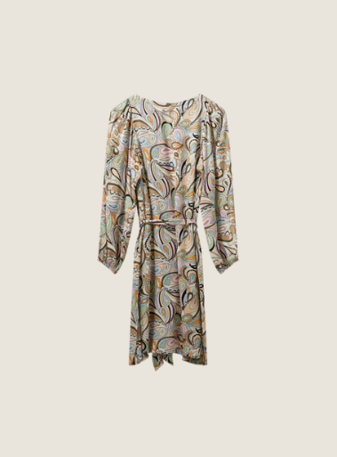 Mos Mosh - Rosaleen Arzu Dress in Smoke Green