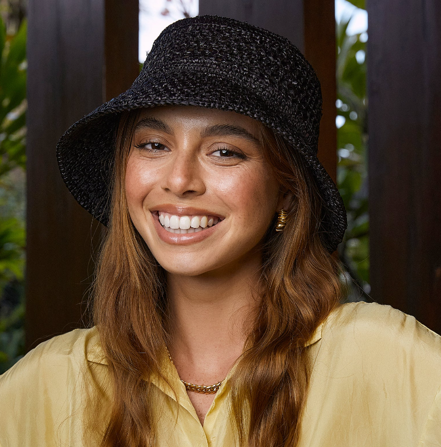 Arms of Eve - Camille Sun Hat in Black