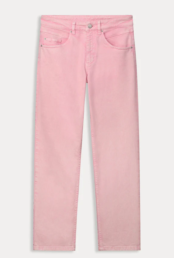 POM - Elli Straight Jeans in Blooming Pink