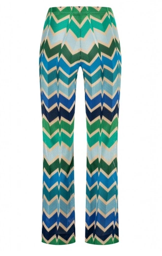 Ana Alcazar - 7/8 Knit Pants in Zig-Zag