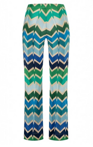 Ana Alcazar - 7/8 Knit Pants in Zig-Zag