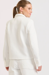 Shirty - Hemming Scuba Jacket in Club White