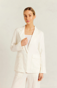 Alessandra - Devon Blazer in Ivory