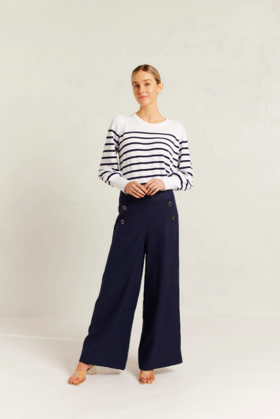 Alessandra - Atlas Pant in Navy