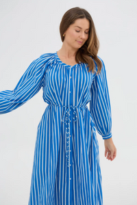 Waldrey - Carmel Midi Dress in Blue