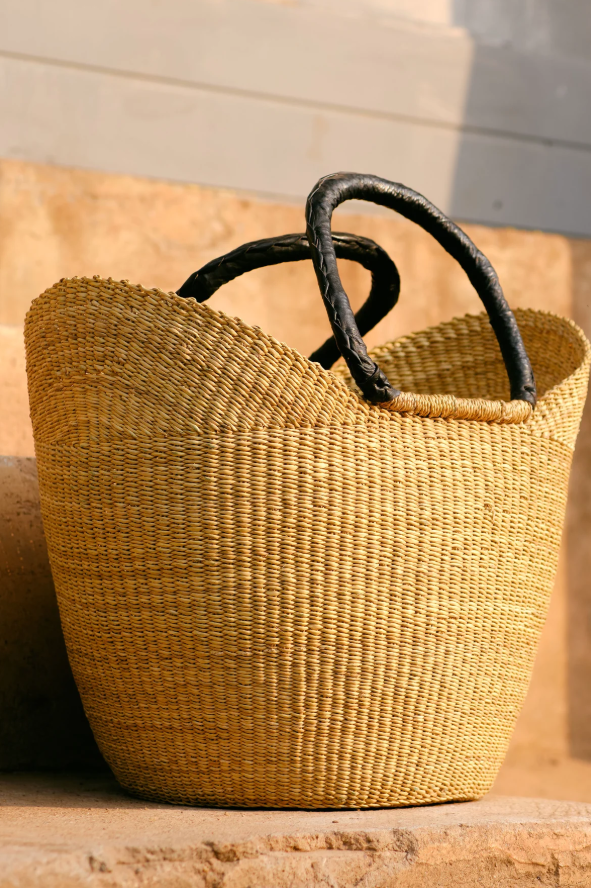 Jon Wesle - Tehei Woven Basket in Natural