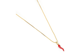 Arms of Eve - Cornicello Red Charm Necklace