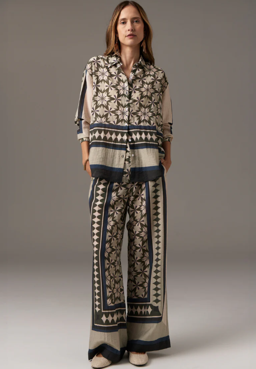 POL - Positano Pant in Positano Print