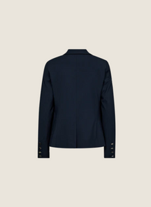 Mos Mosh - Blake Piet Blazer in Salute Navy