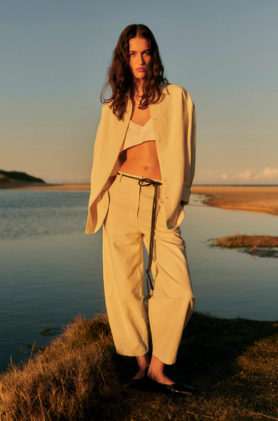 Foemina - Andy Shirt in Bone Canvas