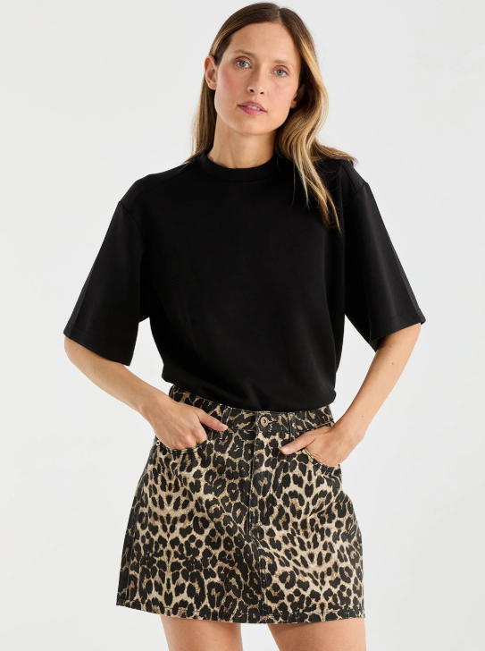 Ena Pelly - Suri Mini Skirt in Leopard