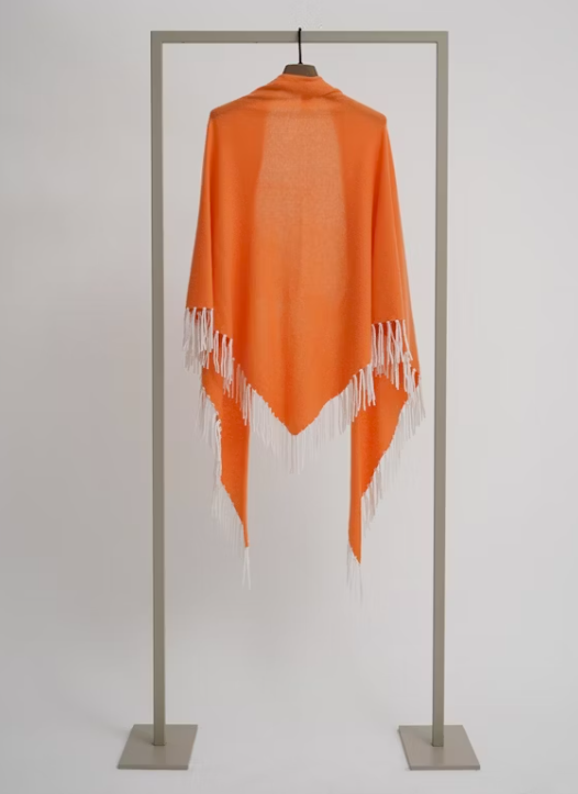 Herzen's Angelegenheit - Fringe Scarf in Marigold Vanilla