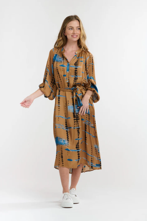 Italian Star - Valley Dress in Camel