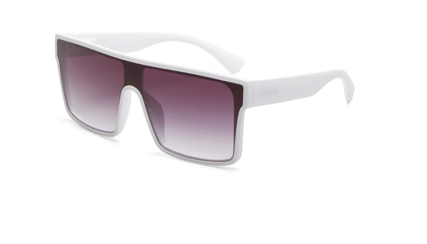 Okkia - Tokyo Sunglasses in Optical White
