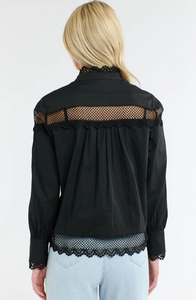 365 Days - Victoria Blouse in Licorice