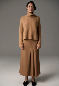 POL - Grove High Neck Knit in Gold