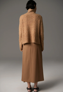 POL - Grove High Neck Knit in Gold